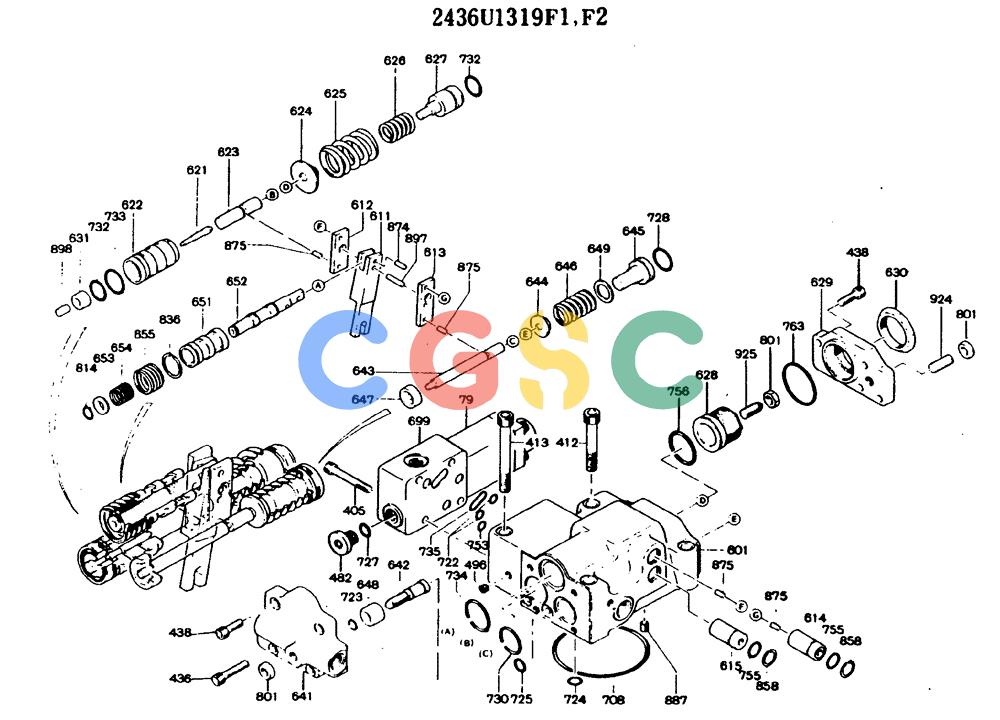 神钢零件查询(MD140BLC) - EXCAVATOR BTW YPU0001 - YPU0300 (1/80-12/06) (11-014) - REGULATOR ASSY (R) Kobelco