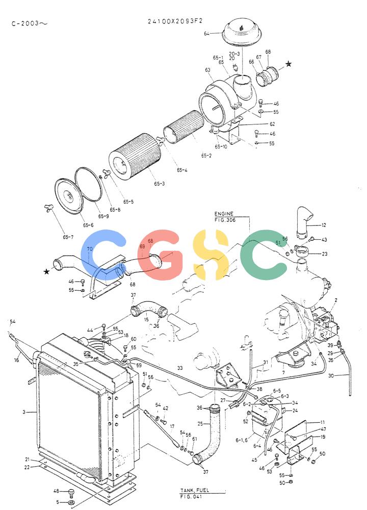 神钢零件查询(K912A) - EXCAVATOR BTW LC-2003 - LC-2016 (1/85-12/03) (06-002) - POWER PLANT ASSY (FOR NORTH AMERICA) Kobelco