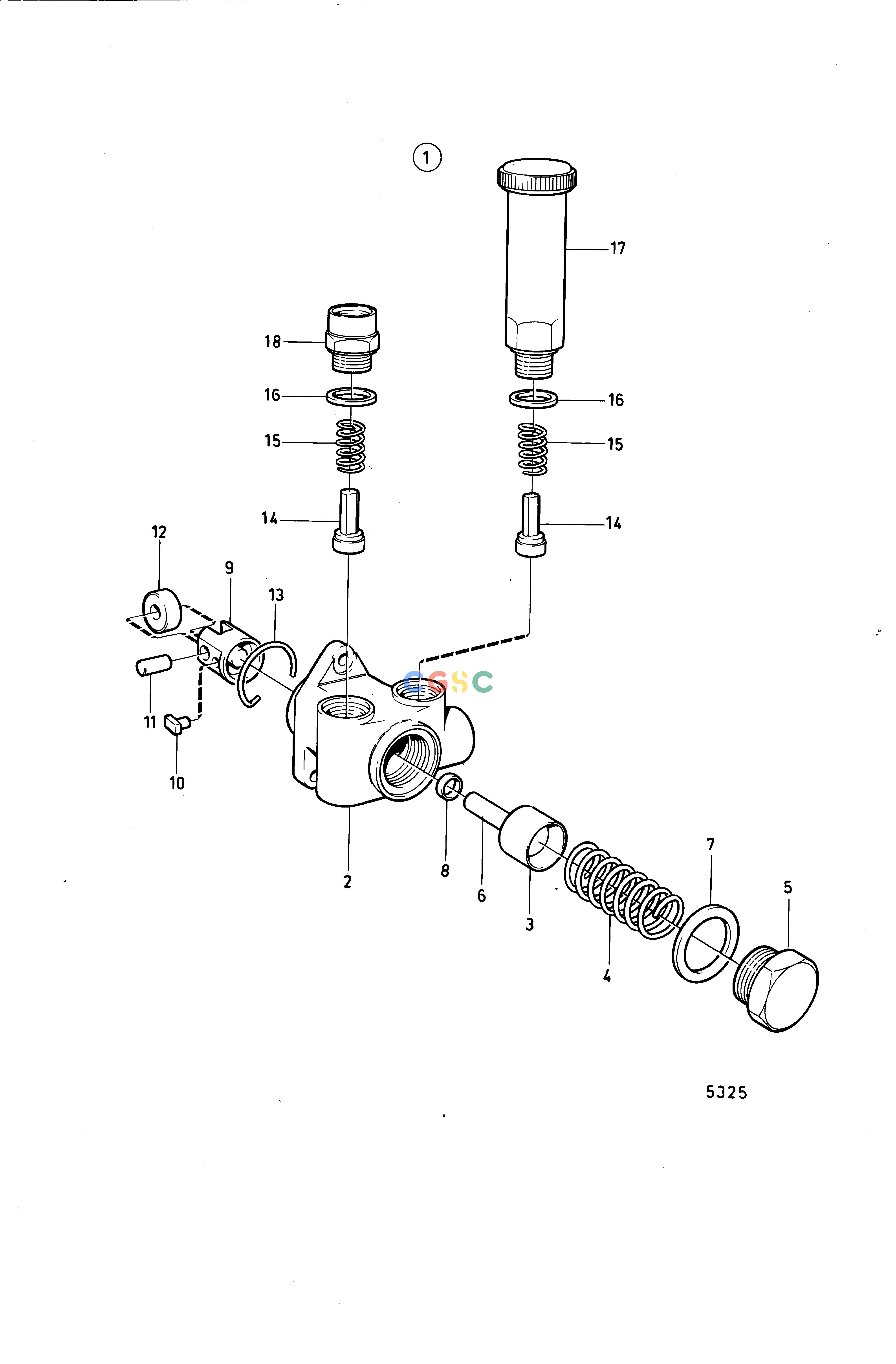 神钢零件查询(6D22-TC) - MITSUBISHI DIESEL ENGINE - K909A, K912A, K916, & K935 (1/76-12/06) (06-005) - AIR CLEANER (INNER PARTS) Kobelco