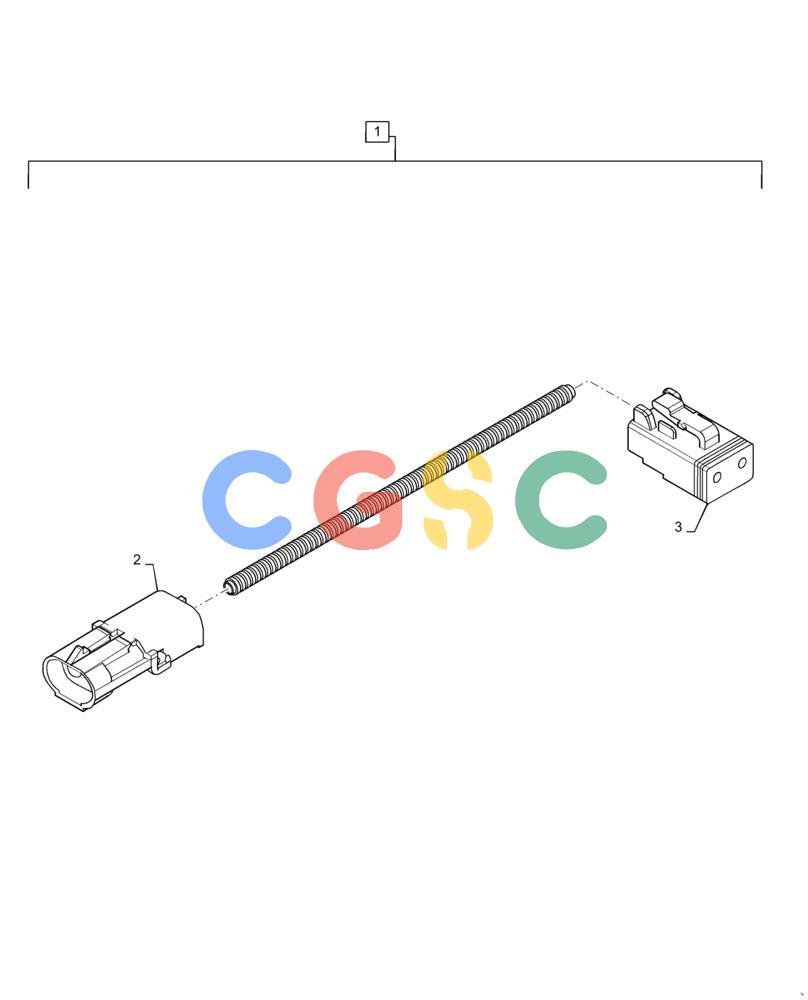 凯斯零件查询(4955) - PRECISION AIR CART (11/15-) (55.404.AC[02]) - BEACON EXTENSION HARNESS Case Agriculture
