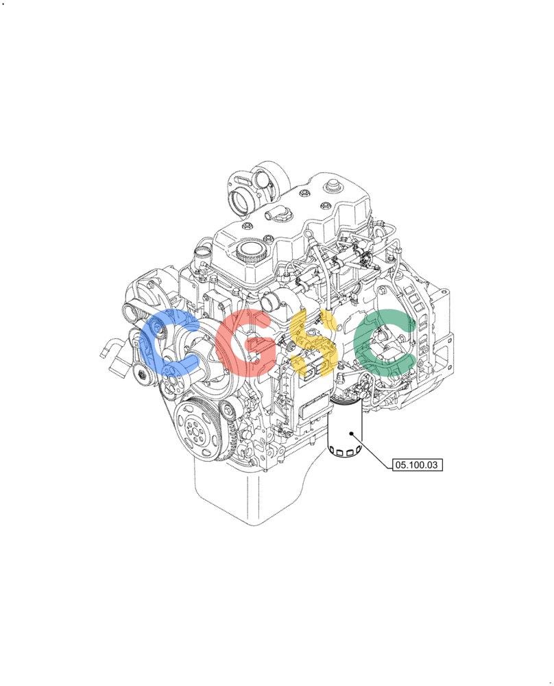 神钢零件查询(F4HFE413X B001) - ENGINE 5801910272 47446986 GRAPE HARVESTER 9050M / 9050 L T4B (10/14-12/15) (00.000.05) - PICTORIAL INDEX - MACHINE COMPLATION AND EQUIPMENT Kobelco