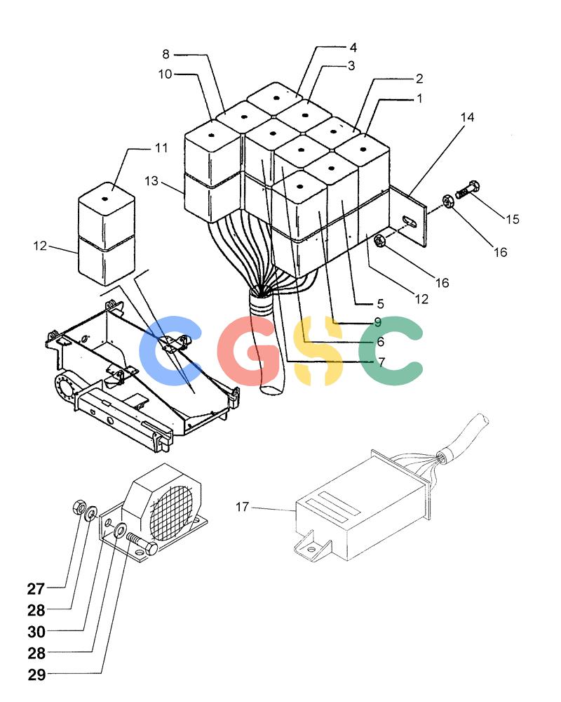 纽荷兰零件查询(DC70) - CRAWLER DOZER (N.A. VERSION) (4/99-) (6.712[02]) - ELECTRICAL RELAYS DC70 - DC80 - DC100 New Holland Constructuion