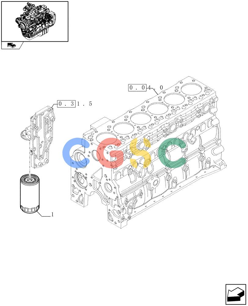 神钢零件查询(F4GE9684R J600) - ENGINE - 504115847 - 84459738 (1/08-12/12) (0.30.2) - OIL FILTERS - ENGINE (504074042) Kobelco