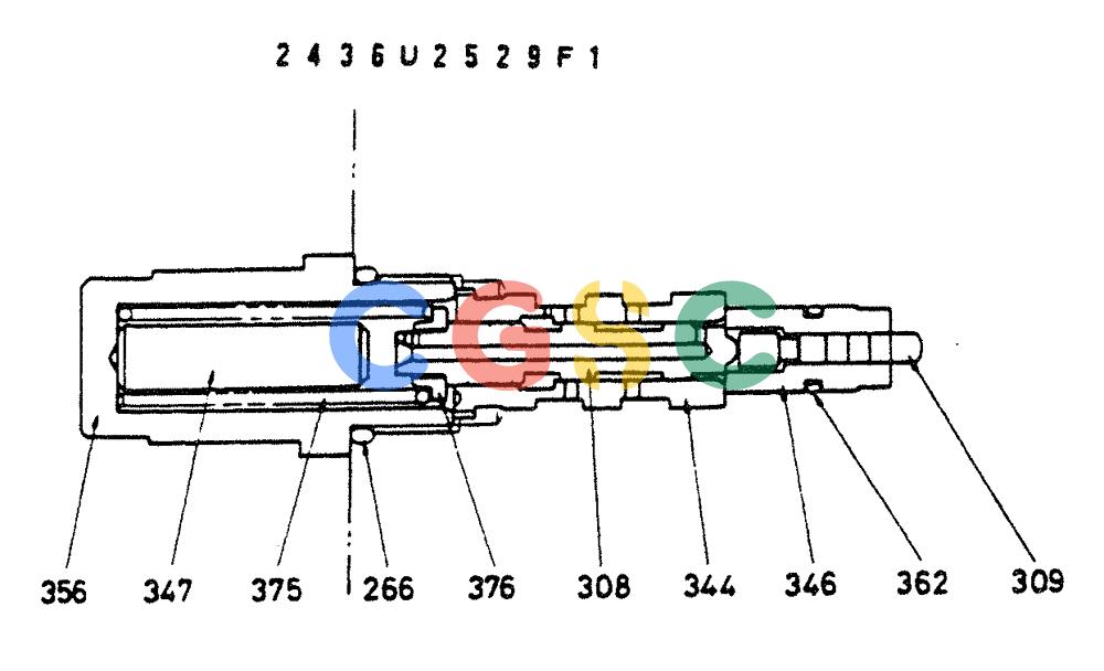 神钢零件查询(SK130LC) - EXCAVATOR BTW YPU1001 - YPU2000 (1/98-12/98) (12-014) - VALVE ASSY SEQUENCE Kobelco