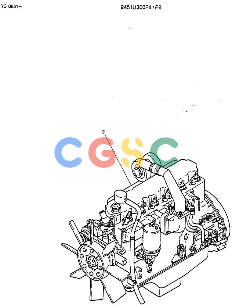 神钢零件查询(MD180LC) - EXCAVATOR ASN YG0647 (1/80-12/06) (05-002) - ENGINE ASSY Kobelco