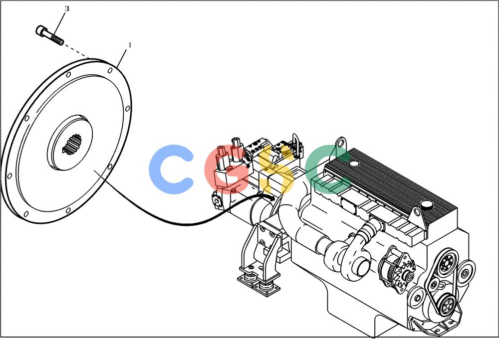 纽荷兰零件查询(EC450) - CRAWLER EXCAVATOR (SN: 750001-UP) (11/99-) (17.100[001]) - COUPLING/CLUTCH INSTALL.MATERIAL (S/N 750001-UP) New Holland Constructuion