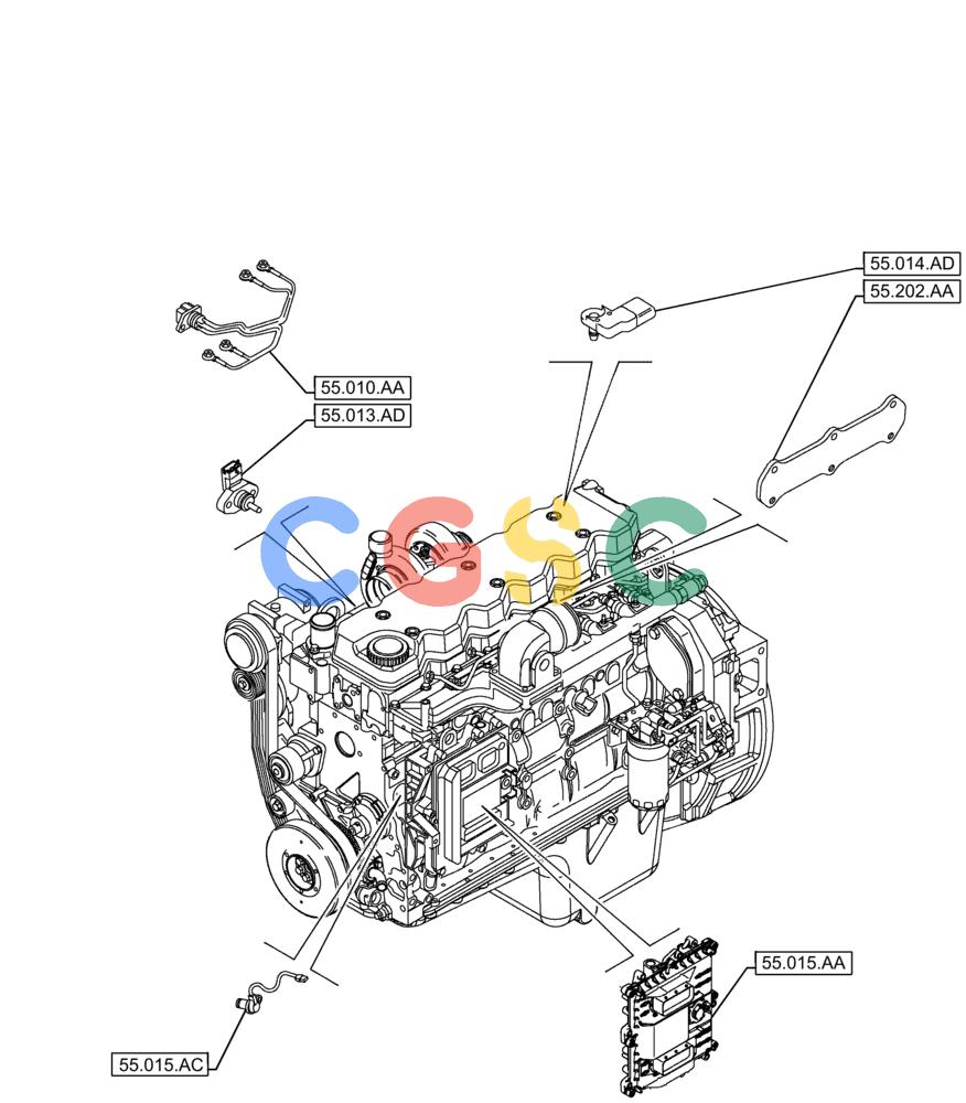 神钢零件查询(F4HFE6136 B003) - ENGINE 5801939277 47603479 SPRAYER PATRIOT 2250 T4B (7/15-) (55.000.00) - SECTION INDEX - ELECTRICAL SYSTEMS Kobelco
