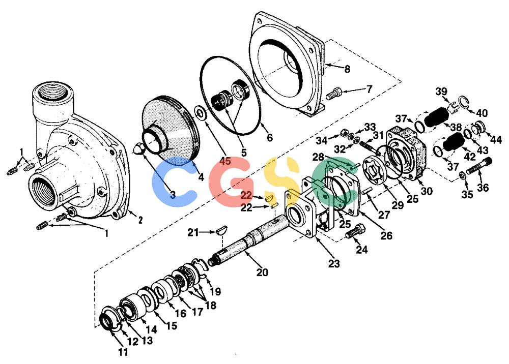 凯斯零件查询(810) - FLEX-AIR APPLICATOR - 2009 (9/09-12/11) (07-008) - PUMP-HYPRO 2" INLET, 9304C-HM1C Case Agriculture