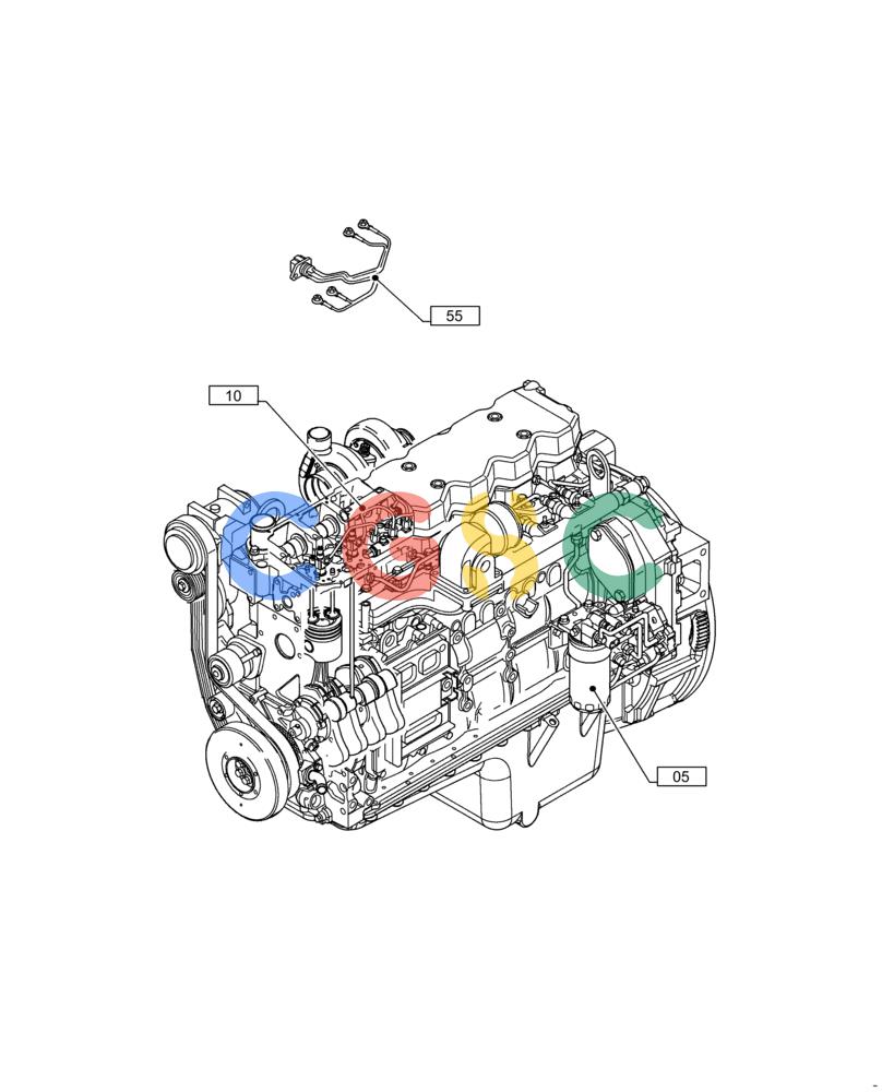 神钢零件查询(F4HFE613W B005) - ENGINE 5801751530 - 47538792 - TIER4B (1/15-) (00.000.00) - PICTORIAL INDEX - MAIN SECTIONS Kobelco