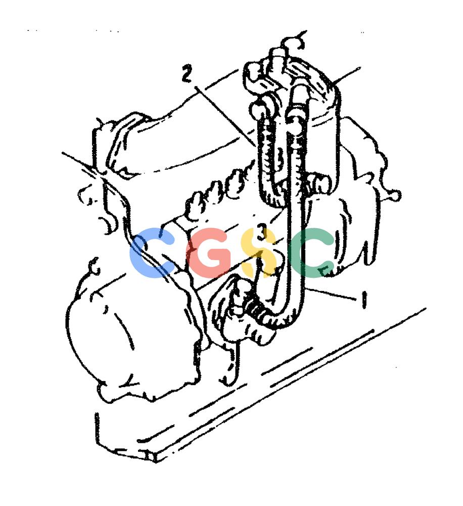 神钢零件查询(6D31-T) - MITSUBISHI DIESEL ENGINE - MD200BLC EXCAVATORS (1/06-12/06) (03-010) - FUEL HOSE Kobelco