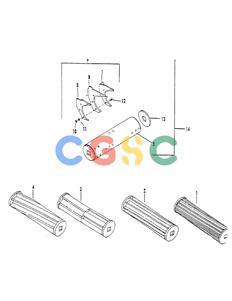 凯斯零件查询(2501) - CONCORD AIR SYSTEM (1/95-11/01) (24) - METERING ROLL ASSEMBLIES Case Agriculture