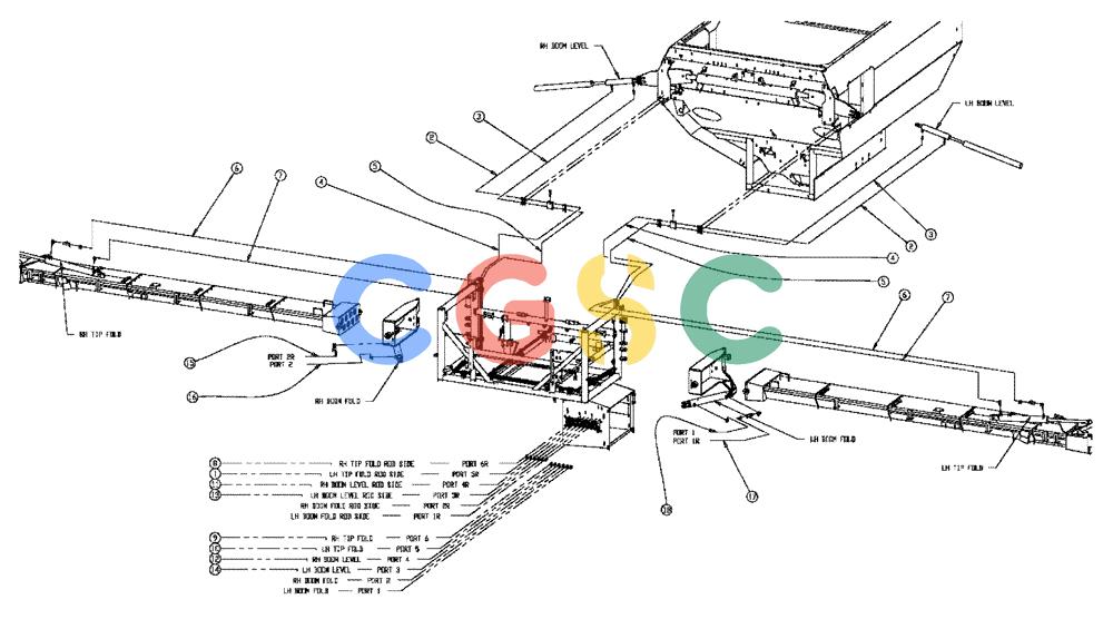 凯斯零件查询(438) - FLEX-AIR APPLICATOR - 2003 (3/03-10/03) (01-018) - CONVEYORS HOSE GROUP Case Agriculture