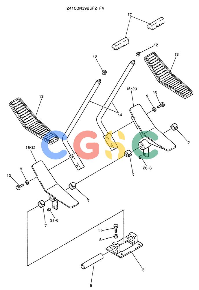 神钢零件查询(K905LC) - MARK II EXCAVATOR BTW YP1001 - YP1281. (4/89-12/03) (03-003) - LEVER ASSY, CONTROL Kobelco