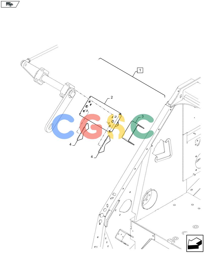 凯斯零件查询(LB424S) - BALER (9/12-) (88.039.006[01]) - SERVICE KIT: SUPPORT PLATES FOR CRANKSHAFT NEEDLES Case Agriculture