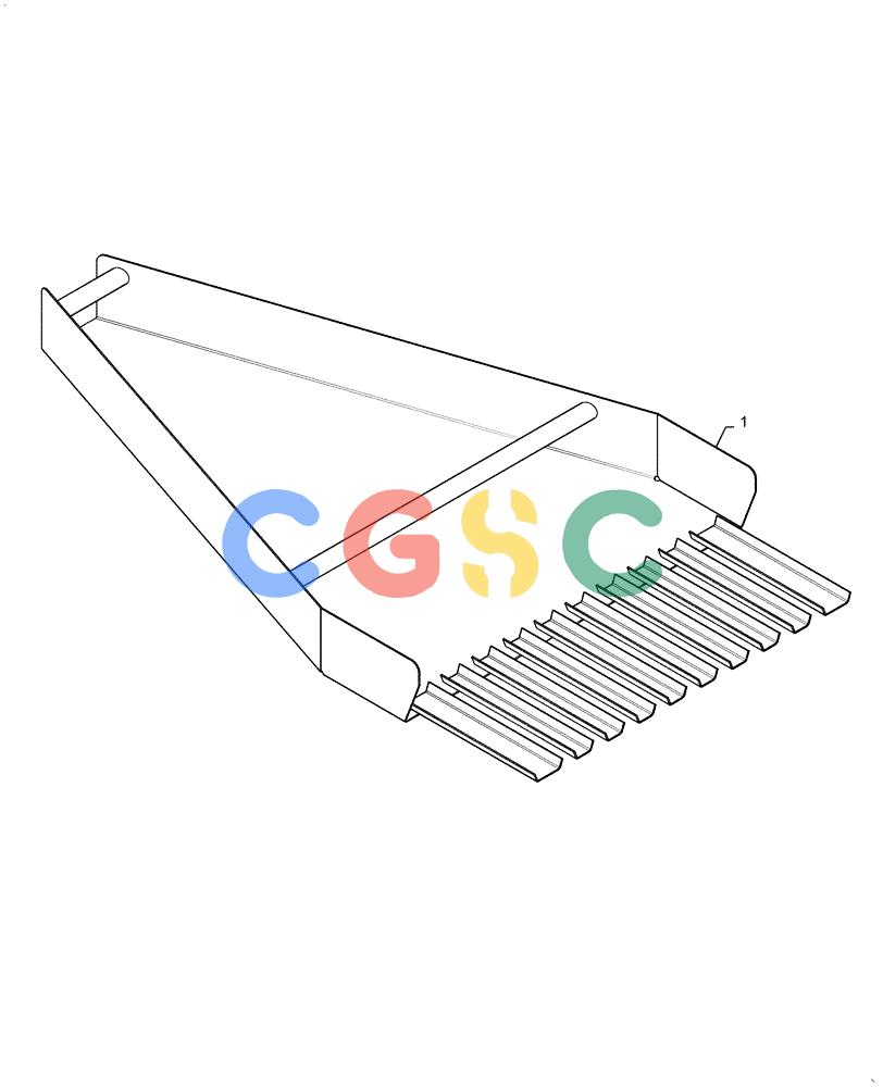 凯斯零件查询(810) - FLEX-AIR APPLICATOR - 2012 (2/12-) (88.100.78[01]) - CALIBRATION PAN Case Agriculture