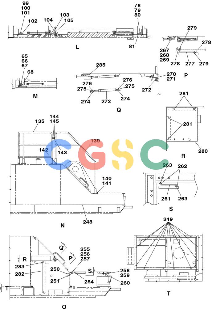 纽荷兰零件查询(E805) - CRAWLER EXCAVATOR (1/05-) (09-021-00[01]) - COWLING New Holland Constructuion