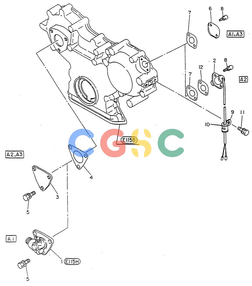 神钢零件查询(FD6(T)14) - NISSAN DIESEL ENGINE ASN 050001 - LK400 & LK500A (1/06-12/06) (01-010) - DRIVER-TACHOMETER (FITTING PARTS) Kobelco