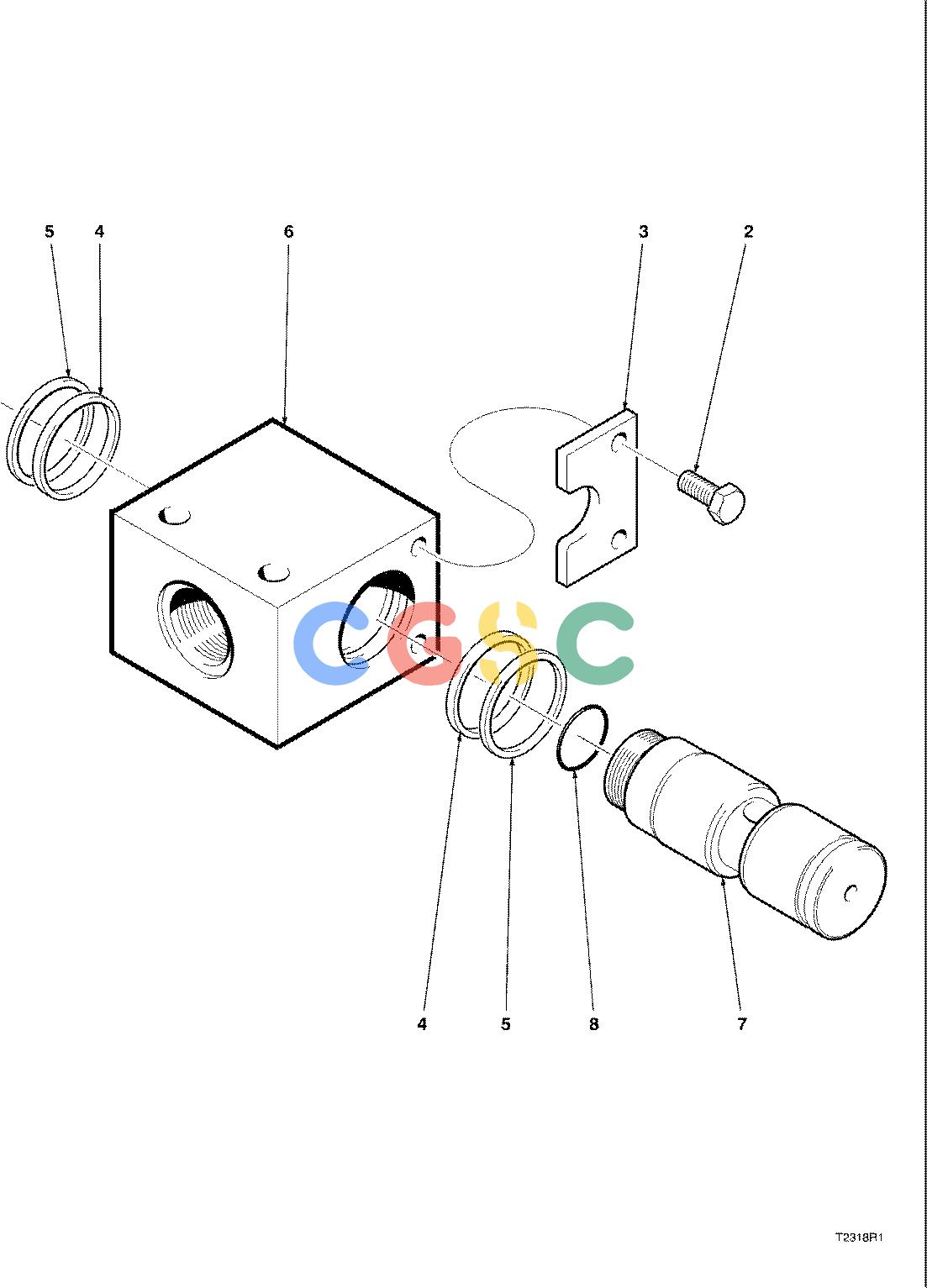 约翰迪尔零件查询790 - ATTACHMENTS SWIVEL HYDRAULIC ( 10BD1000 - ) 2950-012/10 [2950-012/10]EPC John Deere online