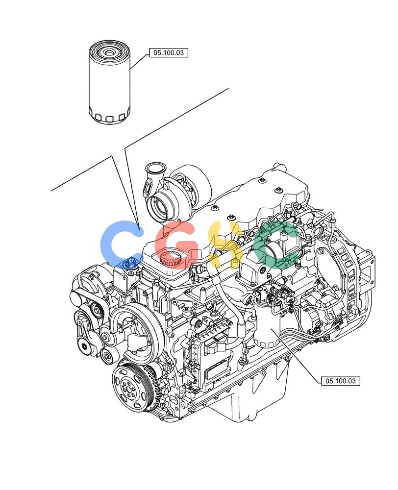 神钢零件查询(F4HFE6131 B003) - ENGINE 5801858658 IPU 280B TIER4 B (1/16-) (00.000.05) - PICTORIAL INDEX - MACHINE COMPLETION AND EQUIPMENT Kobelco