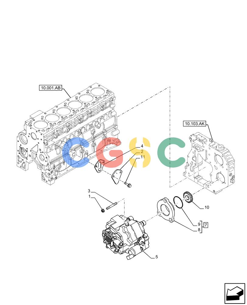 神钢零件查询(F4HFE6131 B003) - ENGINE 5801858658 IPU 280B TIER4 B (1/16-) (10.218.AQ) - INJECTION PUMP Kobelco