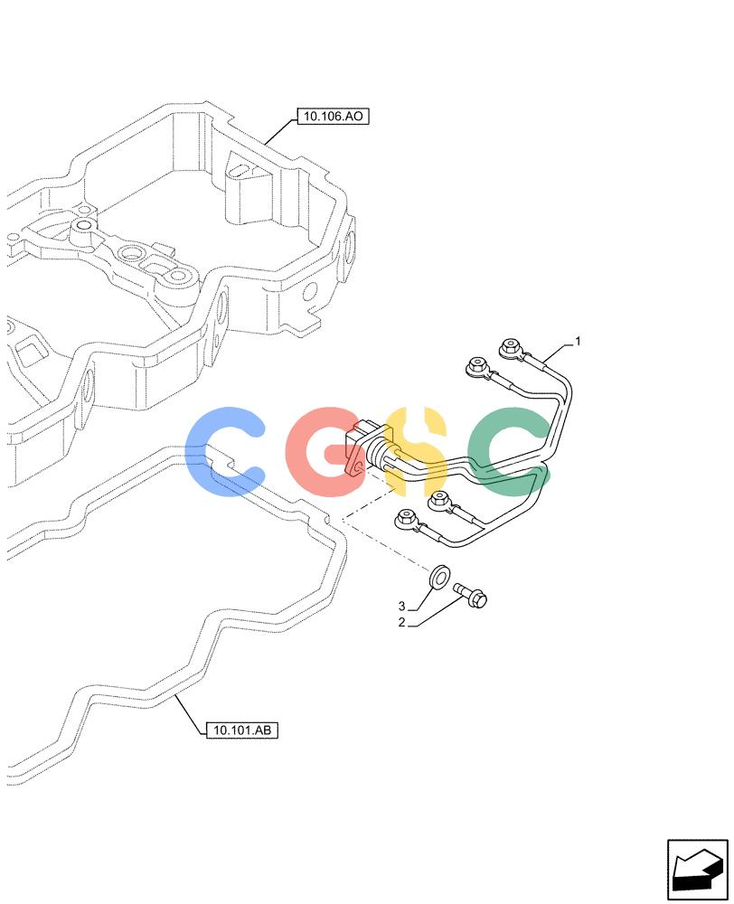 神钢零件查询(F4HFE6131 B003) - ENGINE 5801858658 IPU 280B TIER4 B (1/16-) (55.010.AA) - INJECTION WIRE HARNESS Kobelco