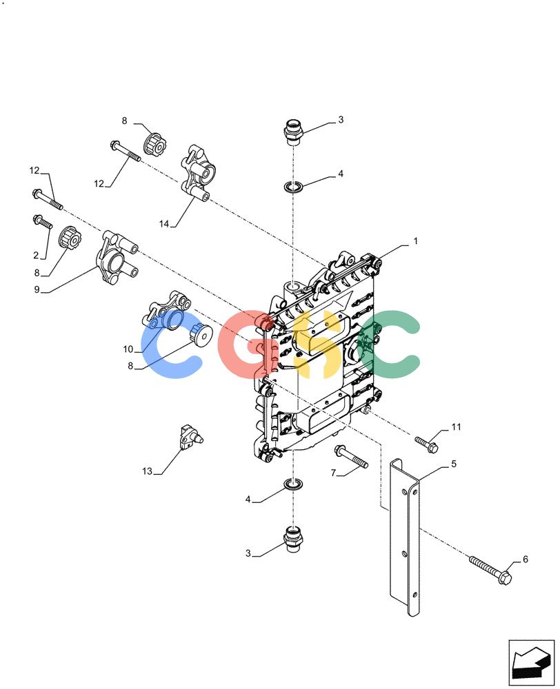 神钢零件查询(F4HFE6131 B003) - ENGINE 5801858658 IPU 280B TIER4 B (1/16-) (55.015.AA) - ENGINE, ELECTRONIC CONTROL UNIT Kobelco