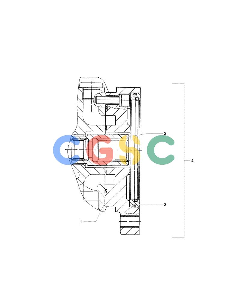 纽荷兰零件查询(DC100) - CRAWLER DOZER (N.A. VERSION) (4/00-) (2.325[06B]) - HYDROSTATIC DRIVE PUMPS - SUPPORT ASSY. DC100 New Holland Constructuion