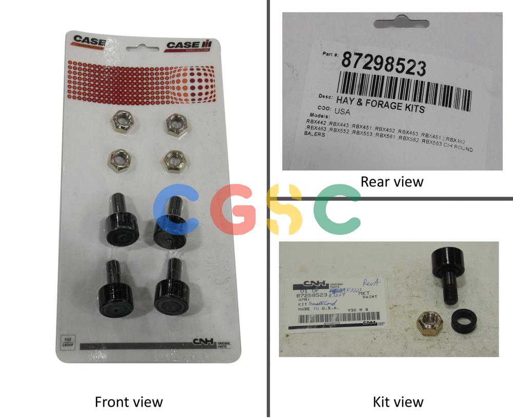 凯斯零件查询(RB444) - CASE IH ROUND BALER (7/07-1/14) (12.48) - KIT BEARING CAMSHAFT DECLUTCH Case Agriculture