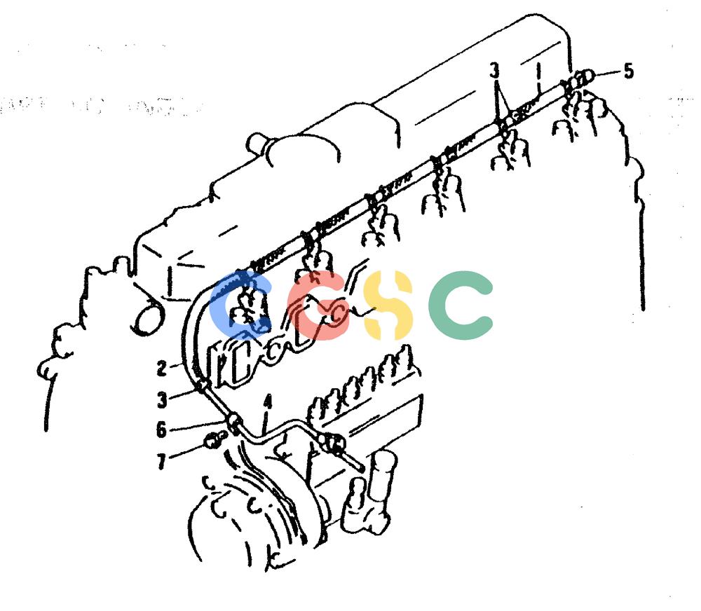 神钢零件查询(6D31-T) - MITSUBISHI DIESEL ENGINE - MD200BLC EXCAVATORS (1/06-12/06) (03-011) - FUEL RETURN SYSTEM Kobelco