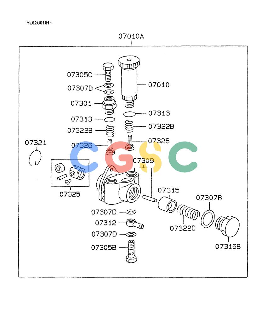 神钢零件查询(ED190LC) - BLADE RUNNER EXCAVATOR/DOZER BTW YL02U0101 - YL03U0135 (1/02-12/06) (07-021) - FUEL FEED PUMP Kobelco