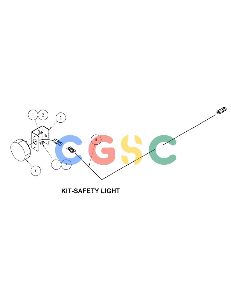 凯斯零件查询(1100) - CONCORD AIR SYSTEM (10/97-12/00) (E20[1]) - KIT-SAFETY LIGHT Case Agriculture