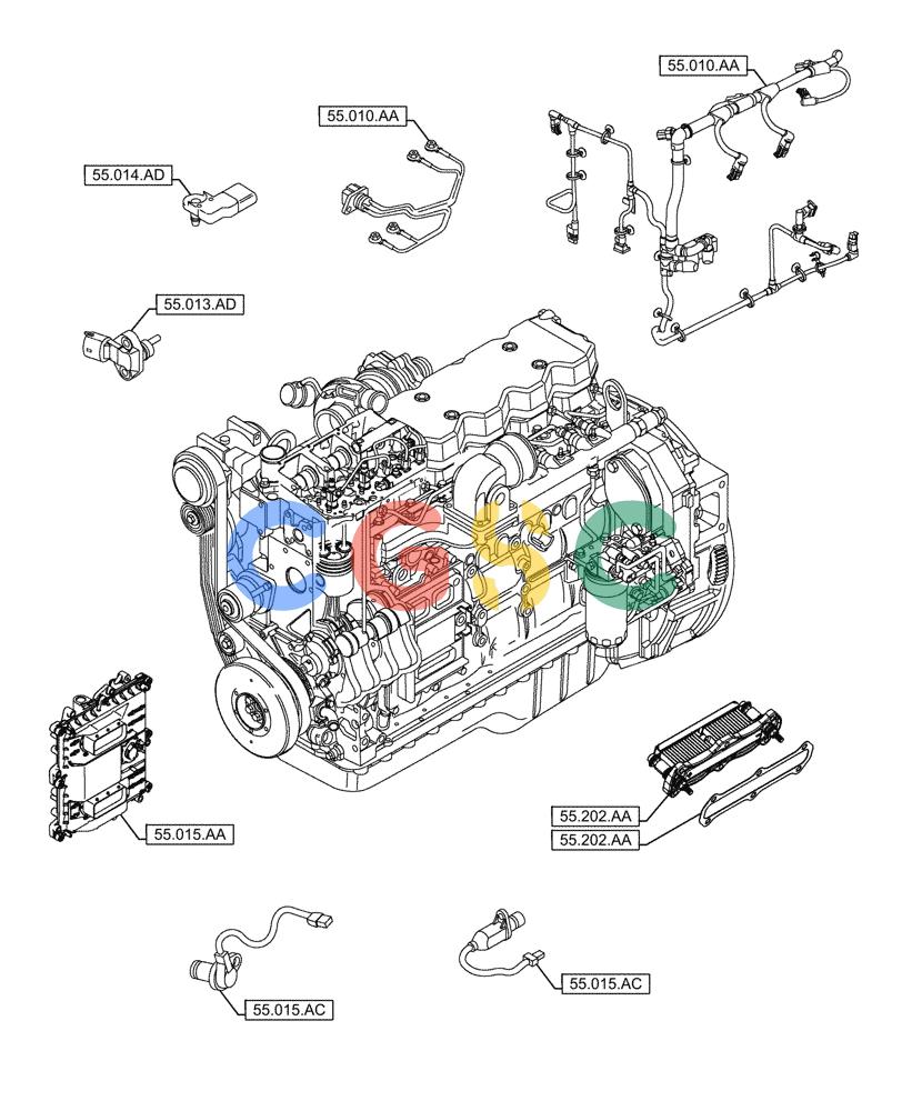 神钢零件查询(F4HFE613F B004) - ENGINE - 5801743984 - 47524029 (7/14-) (55.000.00) - SECTION INDEX - ELECTRICAL SYSTEMS Kobelco
