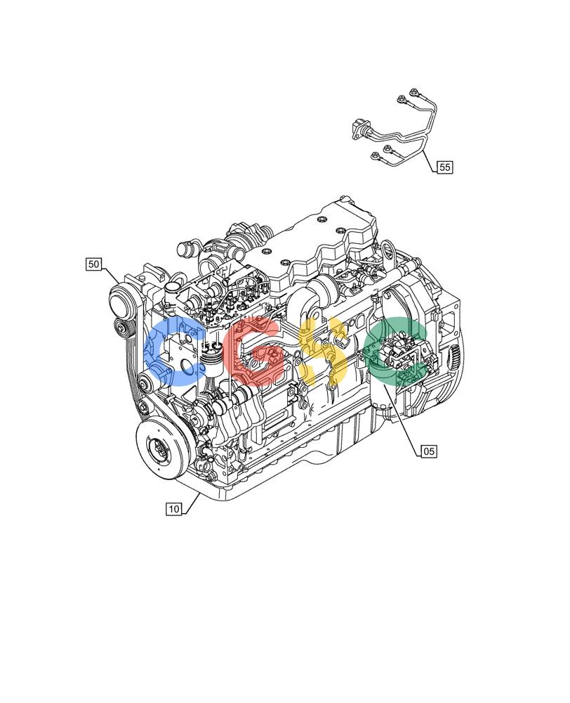 神钢零件查询(F4HFE613F B004) - ENGINE - 5801743984 - 47524029 (7/14-) (00.000.00) - PICTORIAL INDEX - MAIN SECTIONS Kobelco