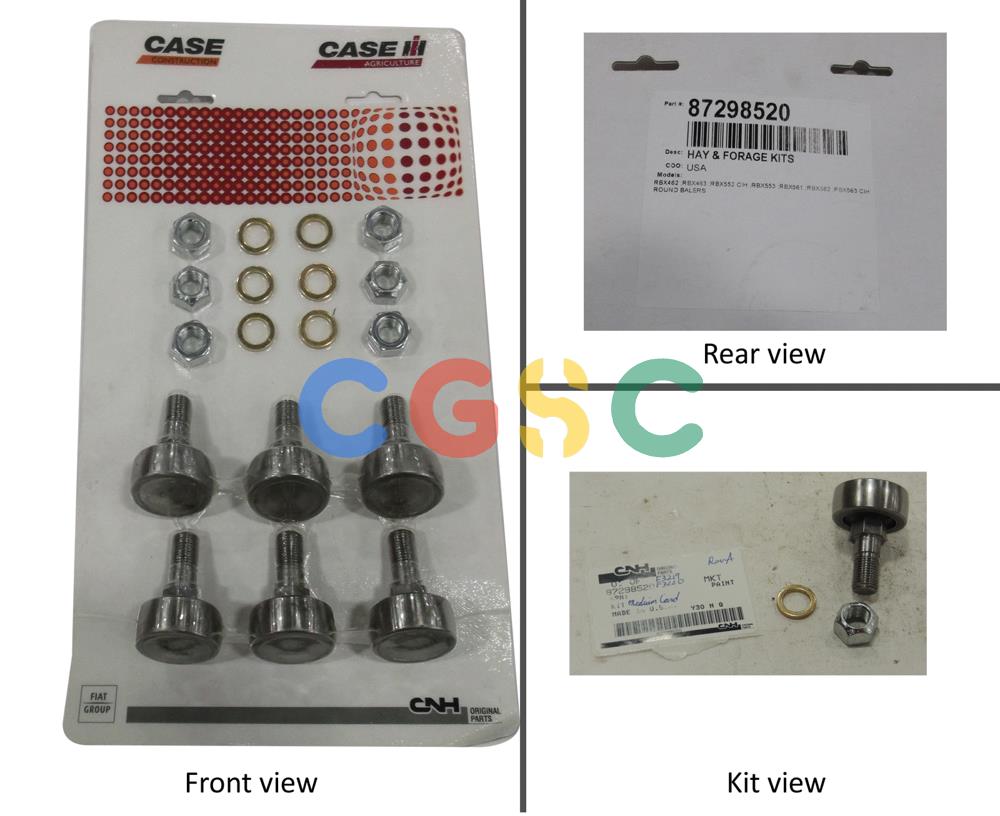凯斯零件查询(RB444) - CASE IH ROUND BALER (7/07-1/14) (19.00) - KIT CAM FOLLOWER REEL BAR Case Agriculture