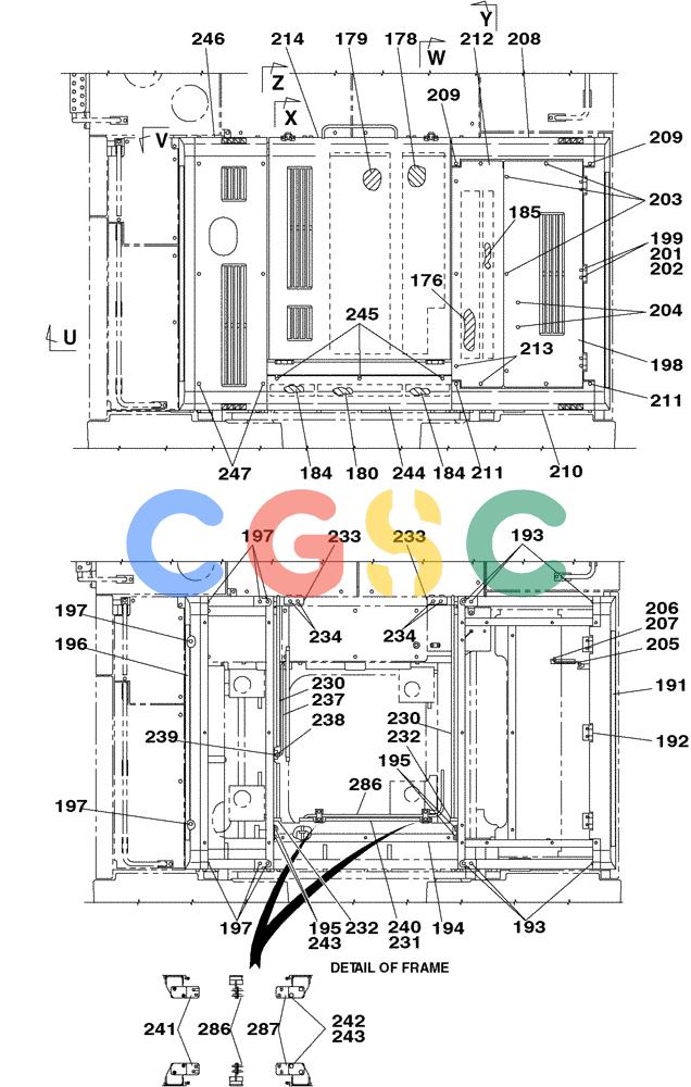 纽荷兰零件查询(E805) - CRAWLER EXCAVATOR (1/05-) (09-025-00[01]) - COWLING New Holland Constructuion