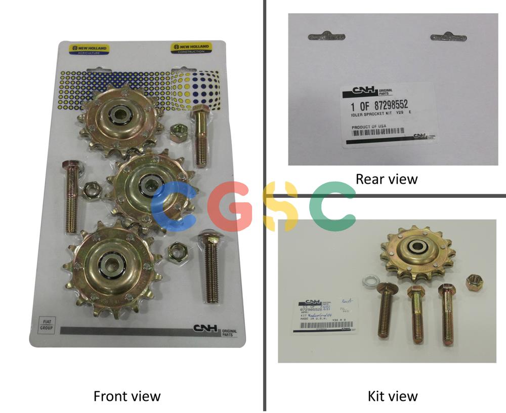 凯斯零件查询(RBX453) - CASE IH ROUND BALER (9/05-12/06) (19.12) - KIT IDLER SPROCKET Case Agriculture