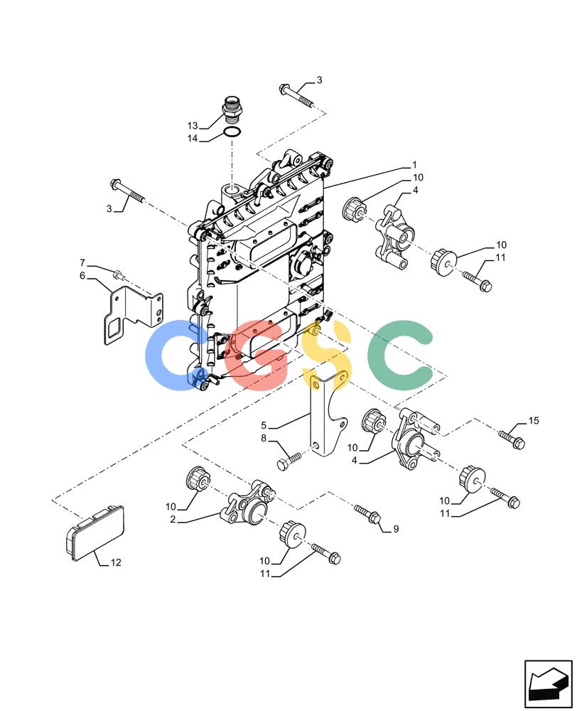 神钢零件查询(F4HFE613B B006) - ENGINE 5801731918 - 47519640 (2/14-) (55.015.AA) - ELECTRONIC CONTROL UNIT Kobelco