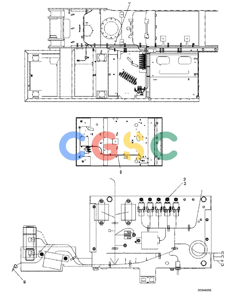 纽荷兰零件查询(EH160) - CRAWLER EXCAVATOR (9/03-) (04 -11[00]) - HARNESS ASSY (HAND CONTROL) New Holland Constructuion
