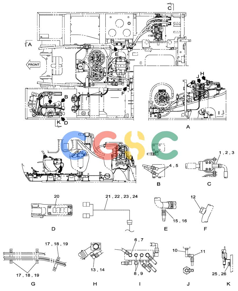 纽荷兰零件查询(E805) - CRAWLER EXCAVATOR TIER 3 (7/06-) (08-093-00[01]) - HYDRAULIC CIRCUIT - PLUG, BLANK-OFF (SMALL FLOW) New Holland Constructuion
