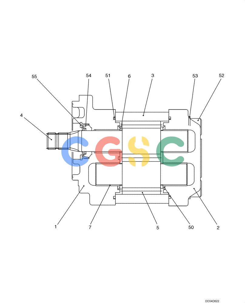 纽荷兰零件查询(EH130) - CRAWLER EXCAVATOR (3/04-) (08 -28[00]) - PUMP - GEAR - DOZER (YV10V00006F1) New Holland Constructuion