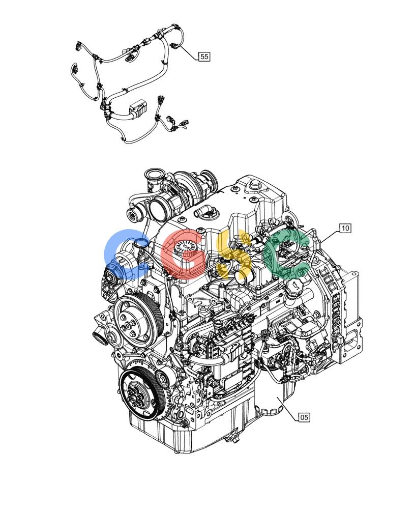 神钢零件查询(F4HFE413P A001) - ENGINE - 5801655811 - 47426272 (11/13-) (00.000.00) - PICTORIAL INDEX - MAIN SECTIONS Kobelco