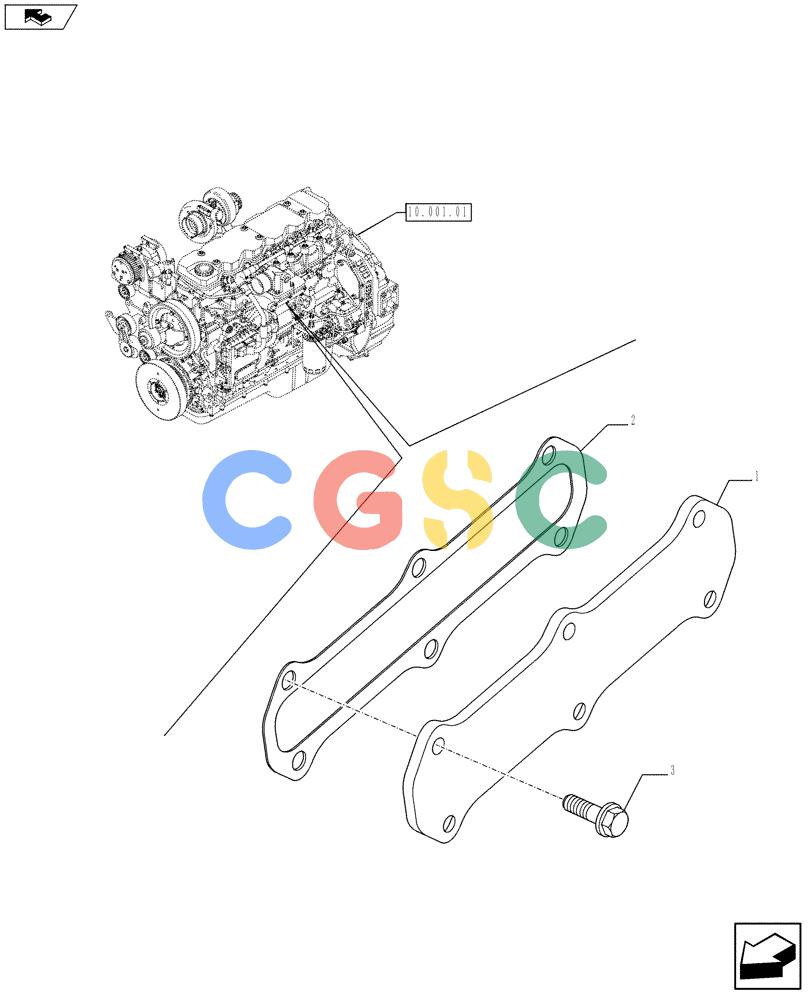 神钢零件查询(F4HFE613V A003) - ENGINE 5801366314 - 84169139 (9/10-) (10.408.02) - HEAT EXCHANGER - ENGINE (504114494) Kobelco