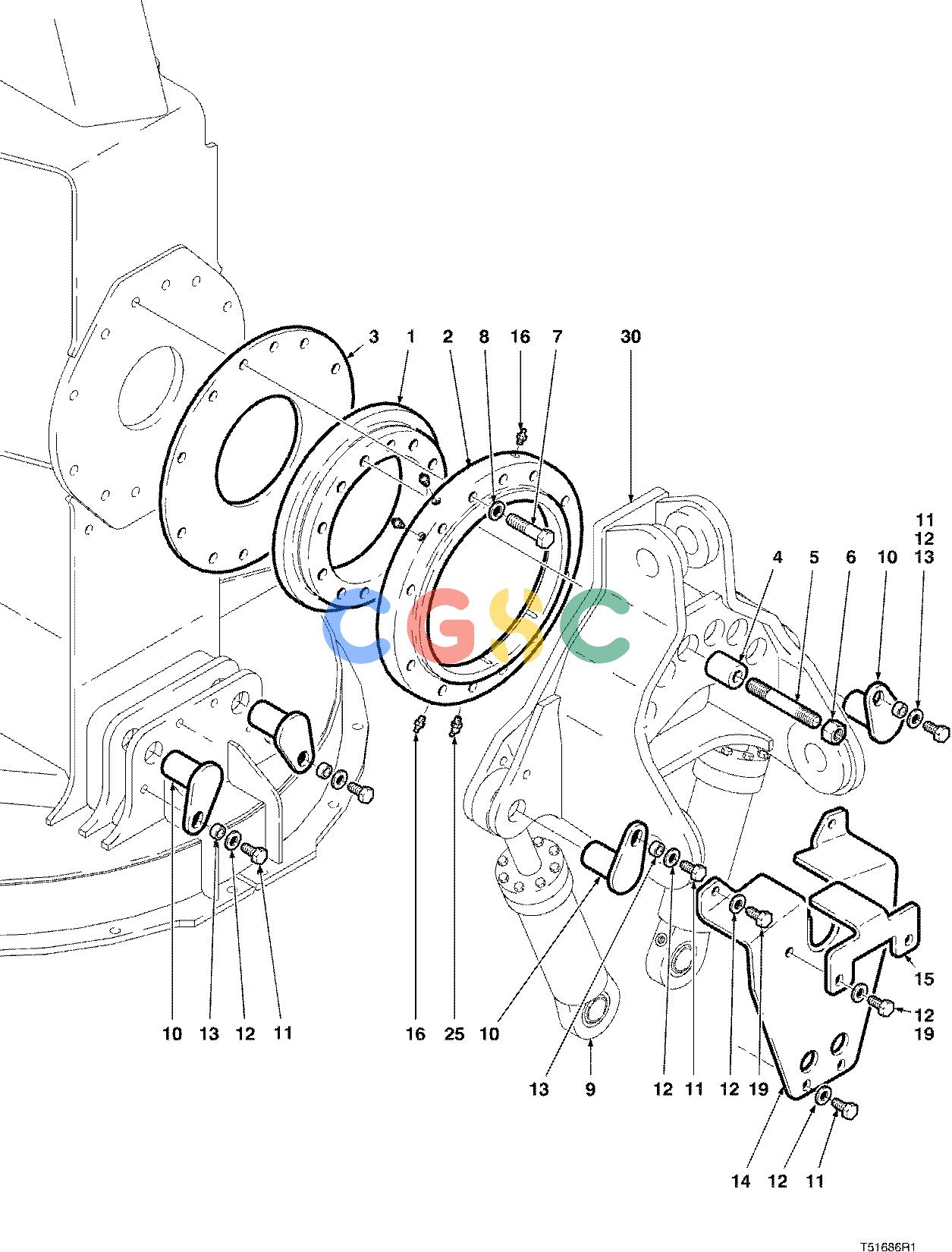 约翰迪尔零件查询S547 - ATTACHMENTS WRIST ( 980001 - ) 4542-067/10 [4542-067/10]EPC John Deere online