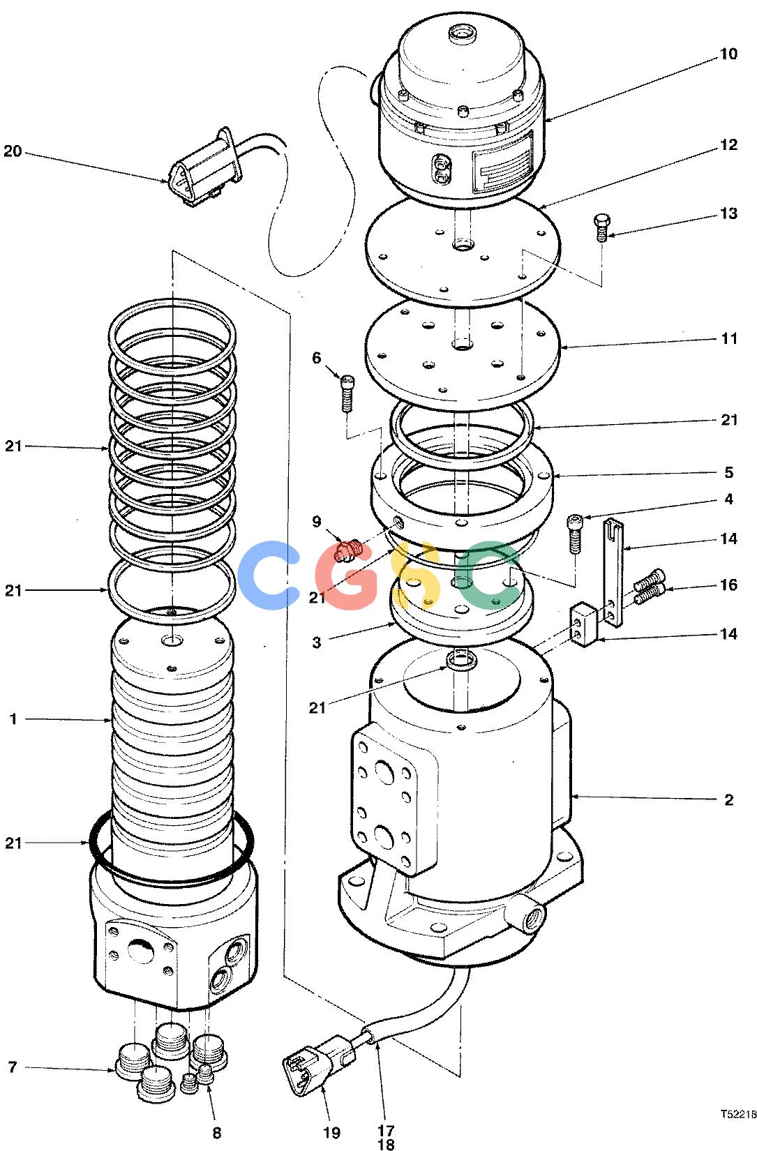 约翰迪尔零件查询790 - ATTACHMENTS SWIVEL HYDRAULIC ( 10BD1007 - ) 2950-020/10 [2950-020/10]EPC John Deere online