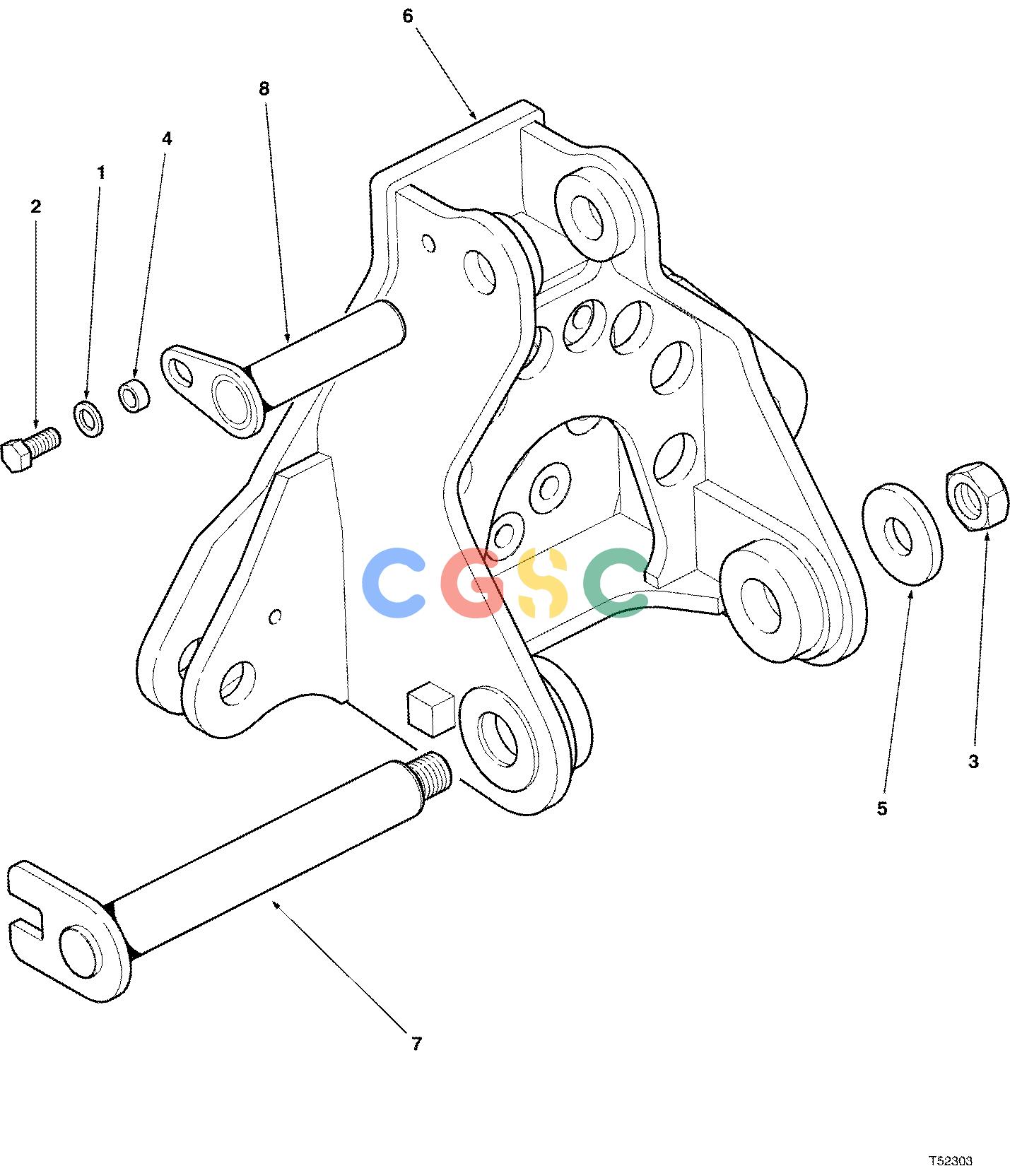 约翰迪尔零件查询S547 - ATTACHMENTS BOOM ADAPTER T400 WITH WRIST ( 980001 - ) 4542-103/10 [4542-103/10]EPC John Deere online