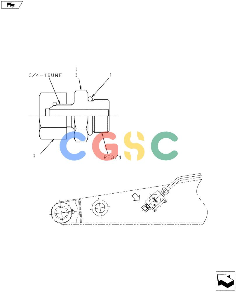 纽荷兰零件查询(E70BSR) - COMPACT CRAWLER EXCAVATOR ASN YT06-18001 (03-006[00]) - CONNECTOR ASSEMBLY New Holland Constructuion