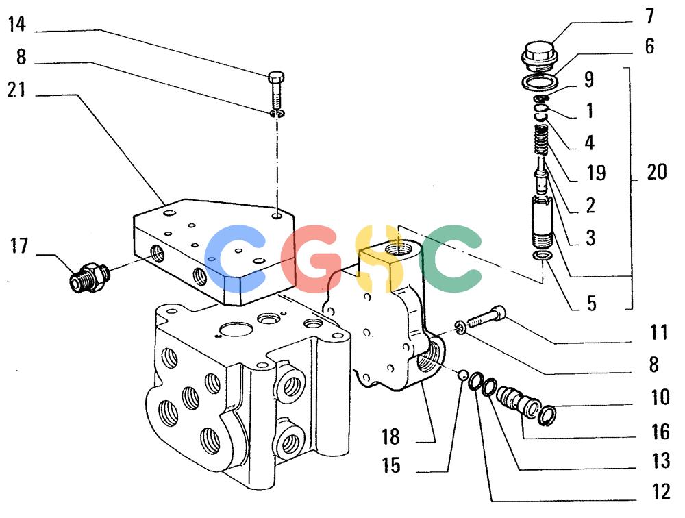 纽荷兰零件查询(FL14E) - CRAWLER LOADER (D2.29[002]) - CONTROL VALVE New Holland Constructuion