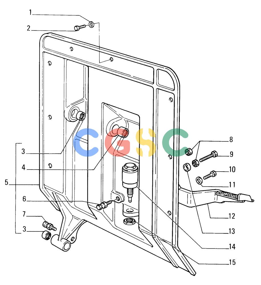 纽荷兰零件查询(FD255) - CRAWLER DOZER (N.A. VERSION) (7/95-) (2.304[02]) - BRAKE CONTROLS - STEERING CLUTCH New Holland Constructuion