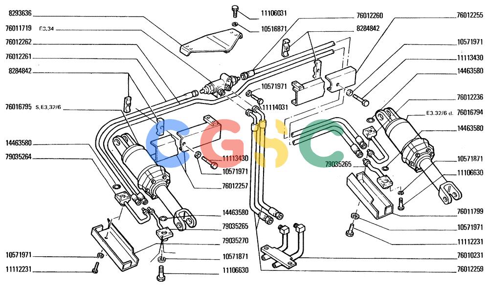 纽荷兰零件查询(FD20) - CRAWLER DOZER (E3.02/7[001]) - HYDRAULIC SYSTEM New Holland Constructuion