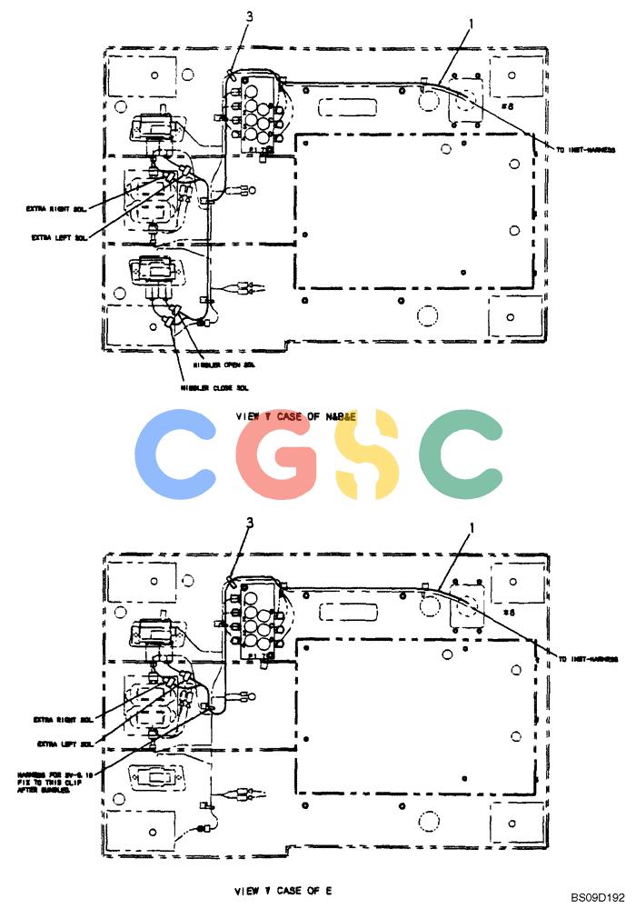 神钢零件查询(NIBBLER) - & BREAKER - SK70SR-1E SHORT RADIUS EXCAVATOR ASN YT02-04001 (4/03-12/04) (06-079[02]) - UPPER HARNESS ASSEMBLY (HAND CONTROL), (YT13E00029F1), PAGE 2 OF 3 Kobelco